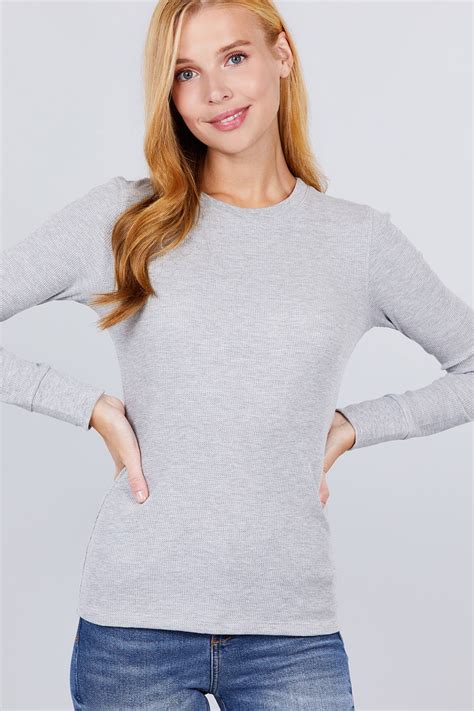 thermal long sleeve top women.